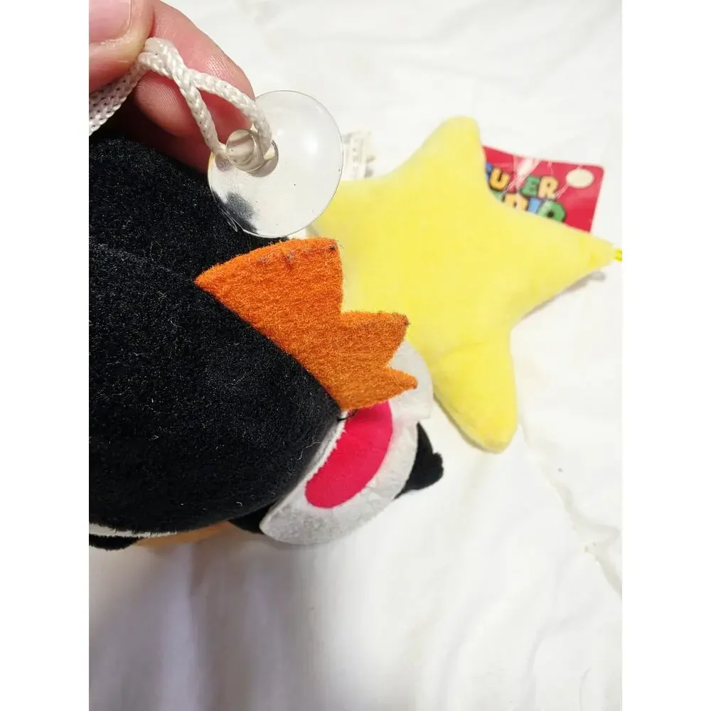 Mario Bros. Yoshi Black Plush Star Nintendo Set Of 2 Limited Edition Hanging Dec